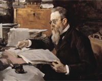Nikola Andrvitch Rimski-Korsakov. Compositeur russe (1844-1908)