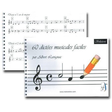 60 Dictées musicales faciles (solutions)