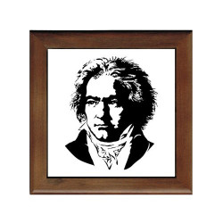 Dessous de plat : Silhouette de Beethoven