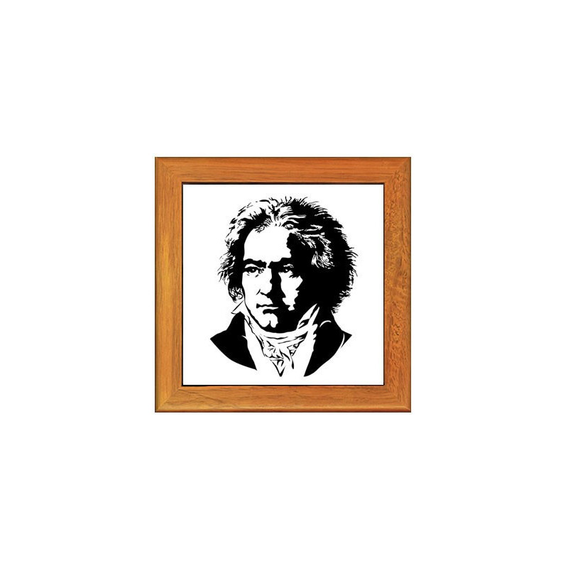 Dessous de plat : Silhouette de Beethoven