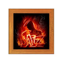 Dessous de plat : Saxophoniste jazz en feu