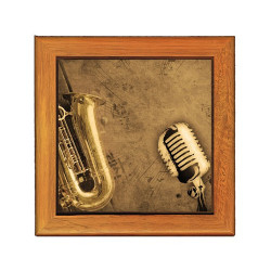 Dessous de plat : Saxophone, micro