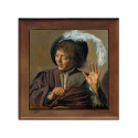Dessous de plat : Garçon avec flûte par Frans Hals