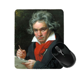 Tapis de souris 23 cm x 19 cm : Beethoven