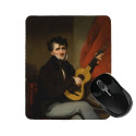 Tapis de souris 23 cm x 19 cm : Portrait d'un joueur de guitare par Chinnery