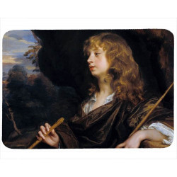 Tapis de souris 27 cm x 20 cm : Adolescent en berger par Sir Peter Lely