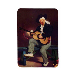 Tapis de souris 27 cm x 20 cm : Le joueur de guitare par Manet