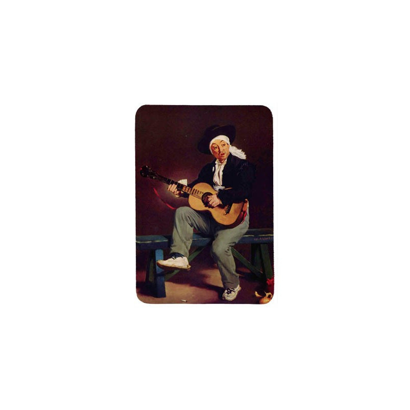 Tapis de souris 27 cm x 20 cm : Le joueur de guitare par Manet