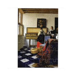Puzzle La leçon de musique par Johannes Vermeer