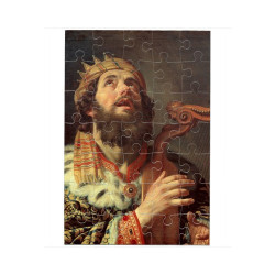 Puzzle Le roi David jouant de la harpe par Gerard Van Honthorst