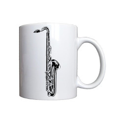 Mug Dessin de saxophone