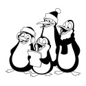 Sticker Chorale de pingouins