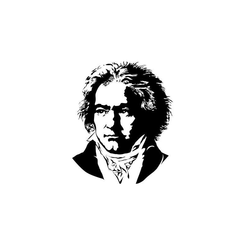 Sticker Portrait de Beethoven