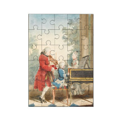 Puzzle en bois 30 pièces : Mozart père et ses enfants