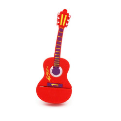 Clé USB 32 Go en forme de guitare rouge