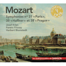 Mozart : Symphonies n°31, 35 et 38