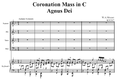 Agnus Mozart Al 15